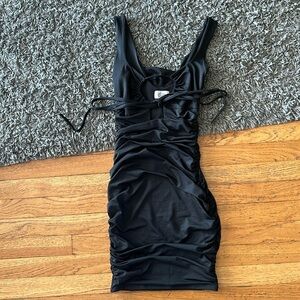 Oh Polly Black Mini Dress